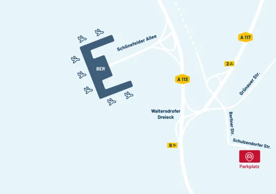 Kostenlos Parken Nähe Flughafen Berlin Brandenburg mein-parken.de